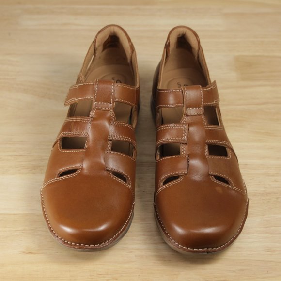 Clarks Unstructured appley strap fisherman sandals 7.5 - Picture 3 of 15